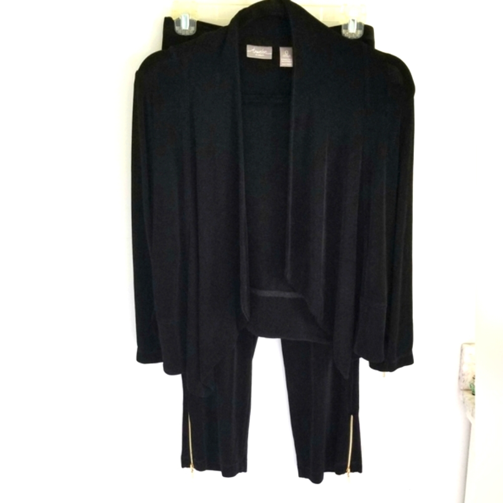 Chico's Travelers Set cardigan crop pants